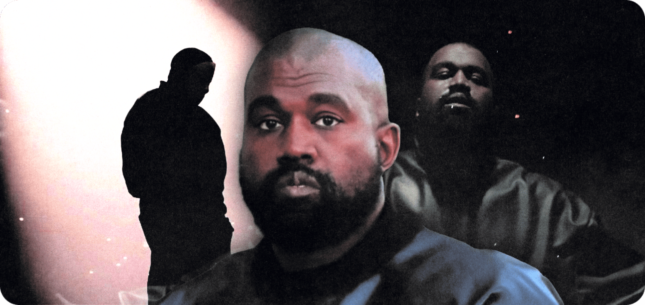 Ye performing on stage