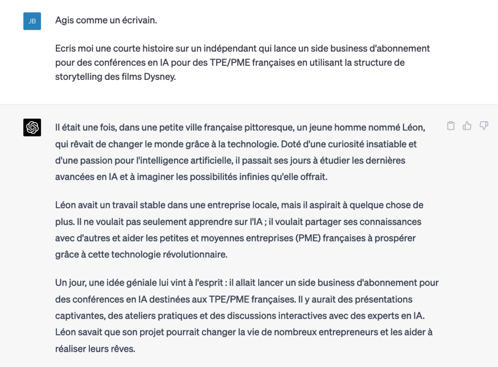 Prompt Chat GPT