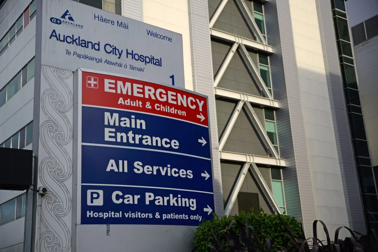 Auckland City Hospital sign. Source: International Citizens Insurance.