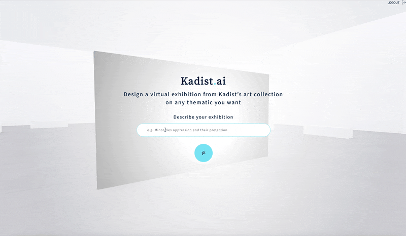 Kadist.ai : design a virtual exhibition from Kadist’s art collection on any thematic you want - demo