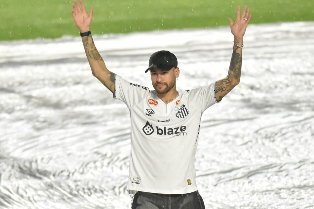 Once considered the most talented Brazilian players in generations, Neymar has not been the difference-maker Santos hoped when they brought him back. Photo: Jota Erre BR/Shutterstock