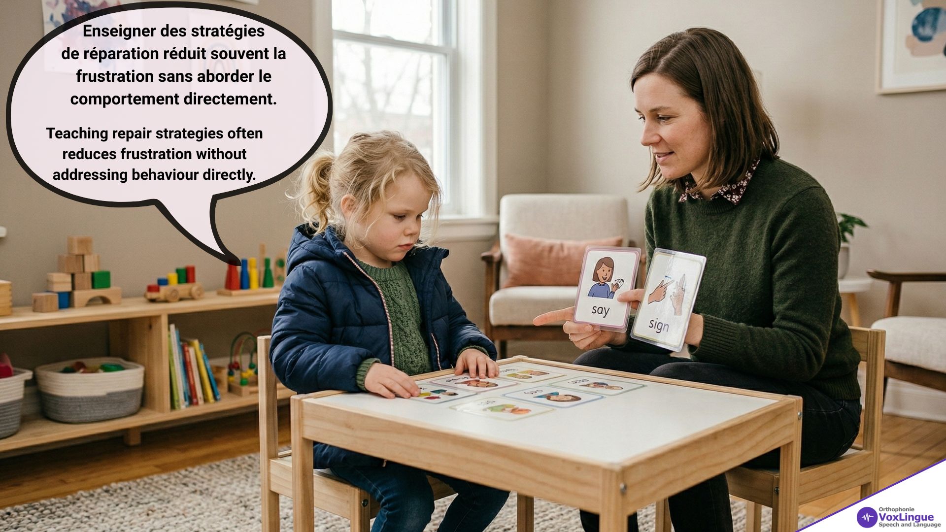 Not Behaviour, Communication | Pas le comportement, la communication