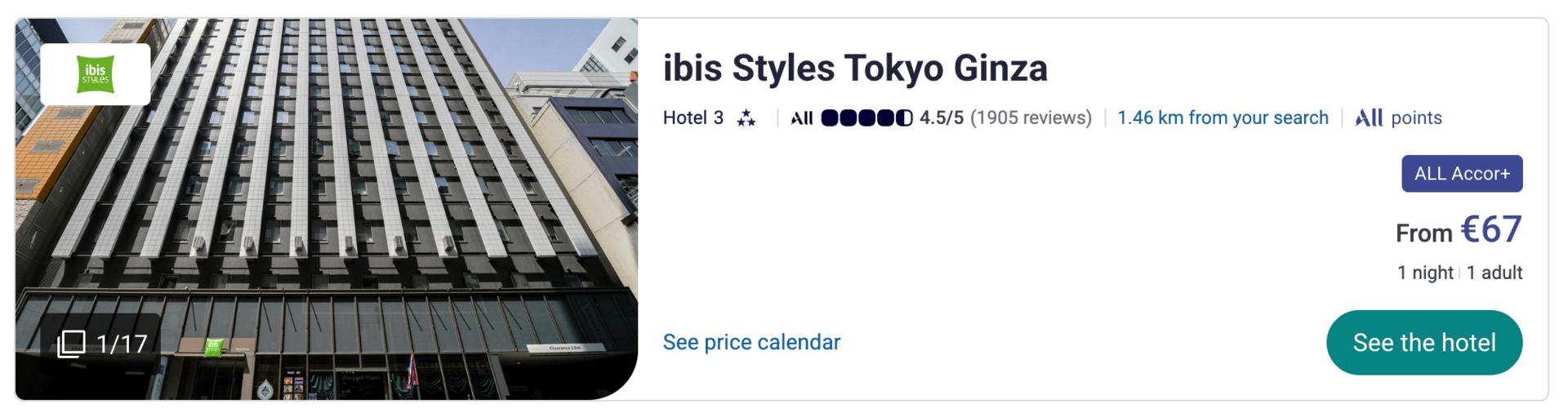 Ibis styles Tokyo