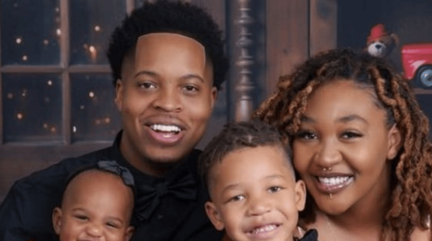 Image shows a happy family confirming that the son's mom validation is accurate.
