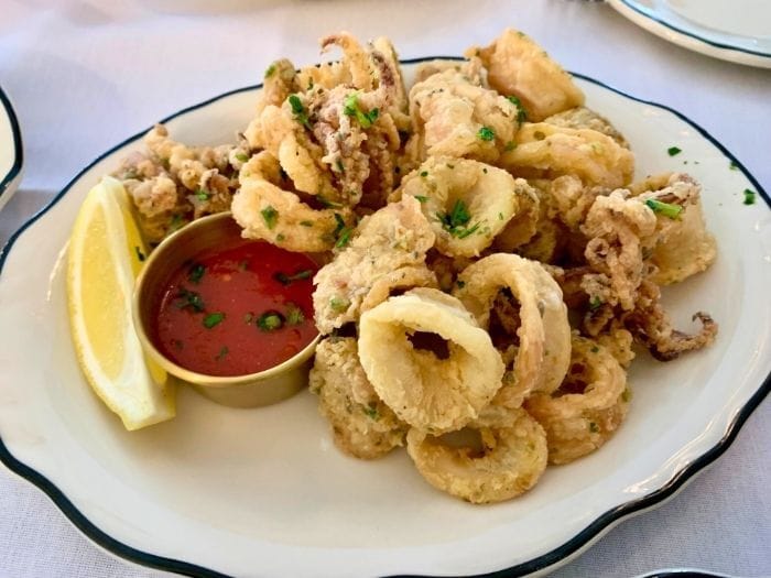 La Strada fried calamari