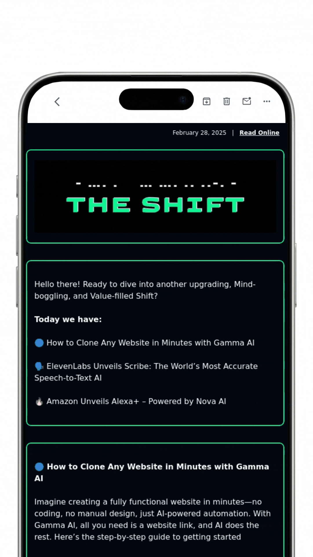 Main depiction of the publication on the landing page