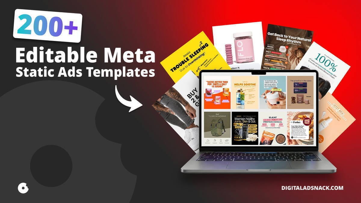 200+ High Converting Meta Static Ad Templates