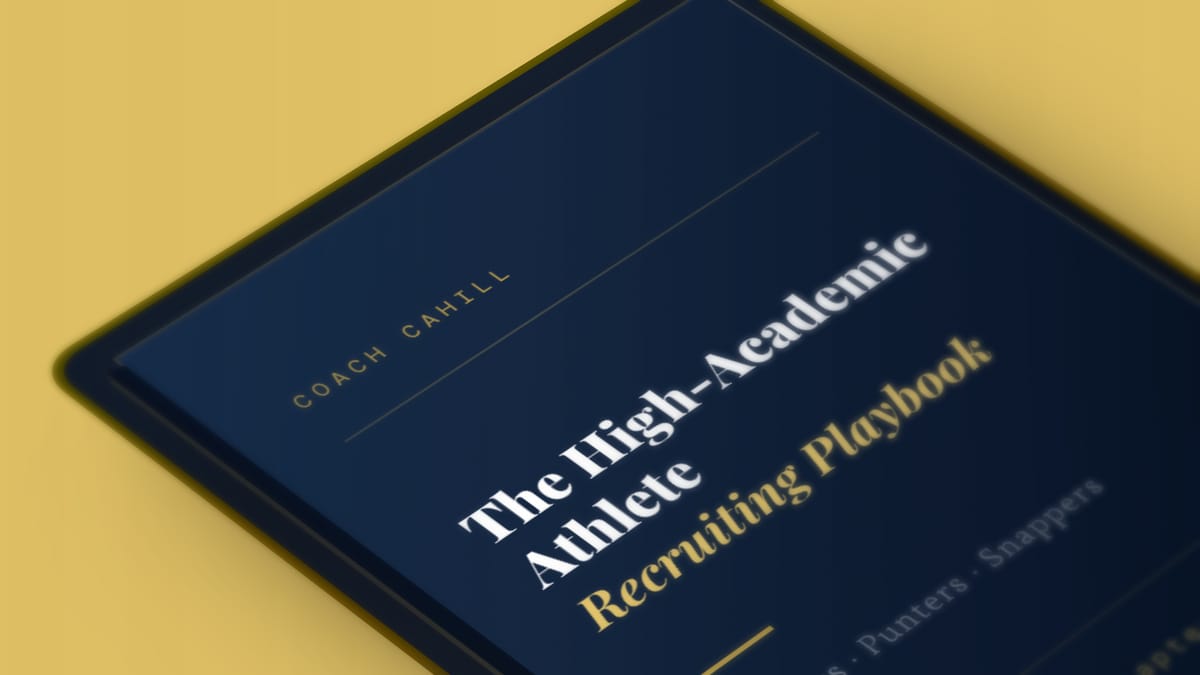 The High Academic Recruiting Playbook