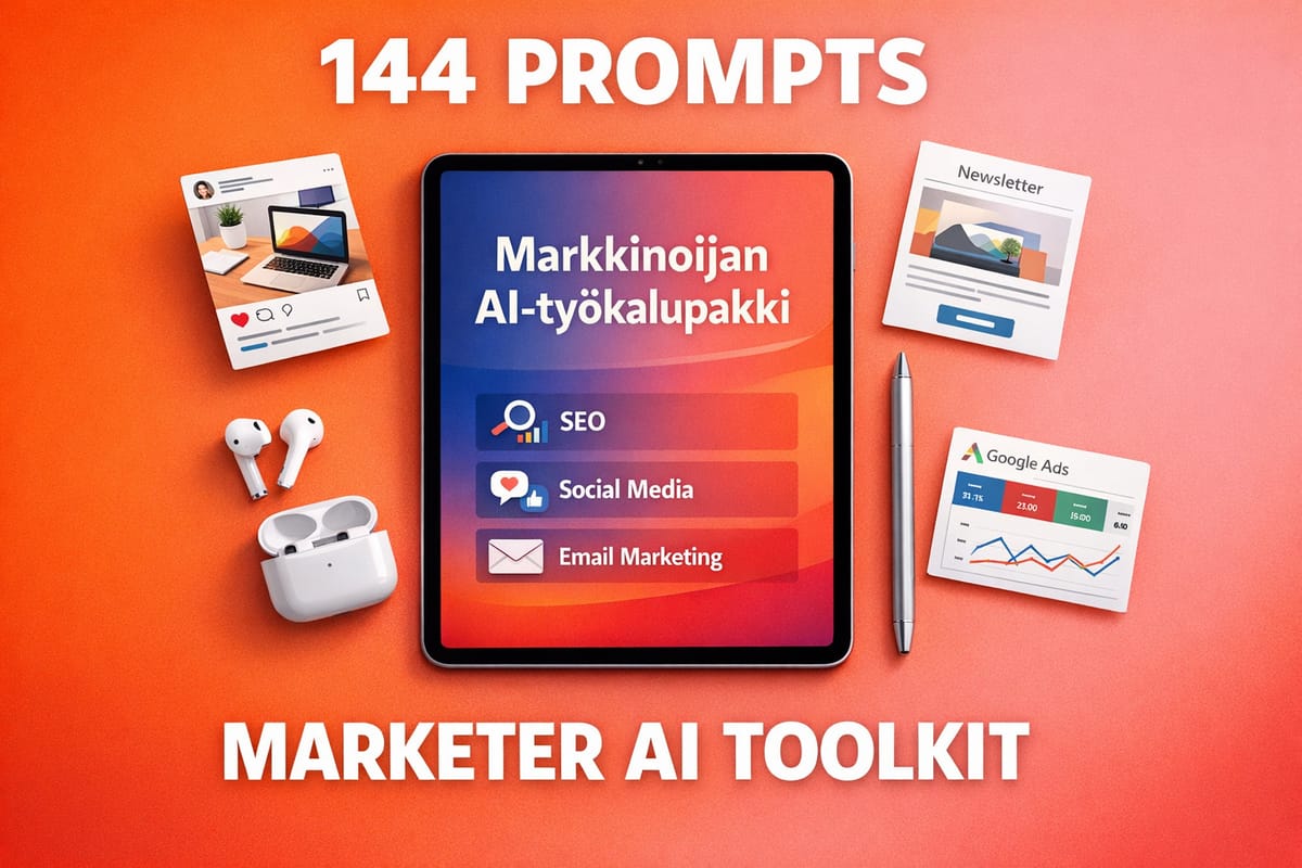 Markkinoijan AI-työkalupakki