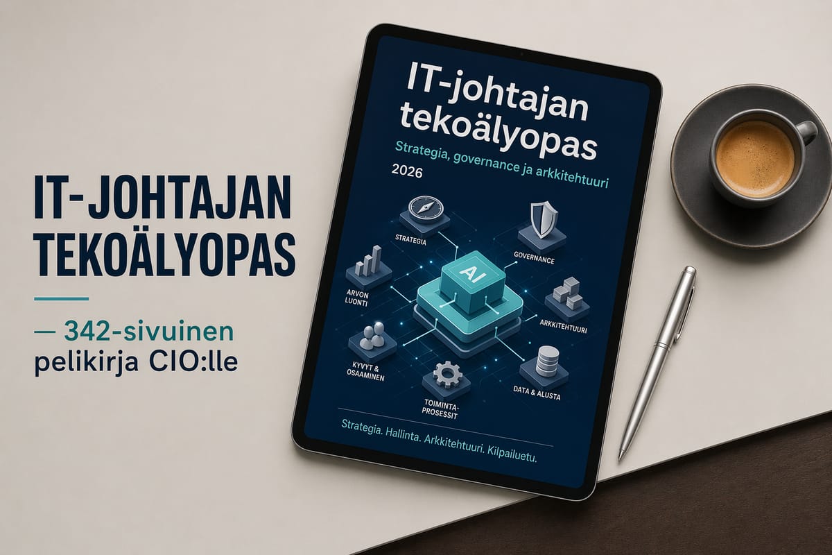 IT-johtajan tekoälyopas: strategia, governance ja arkkitehtuuri 2026