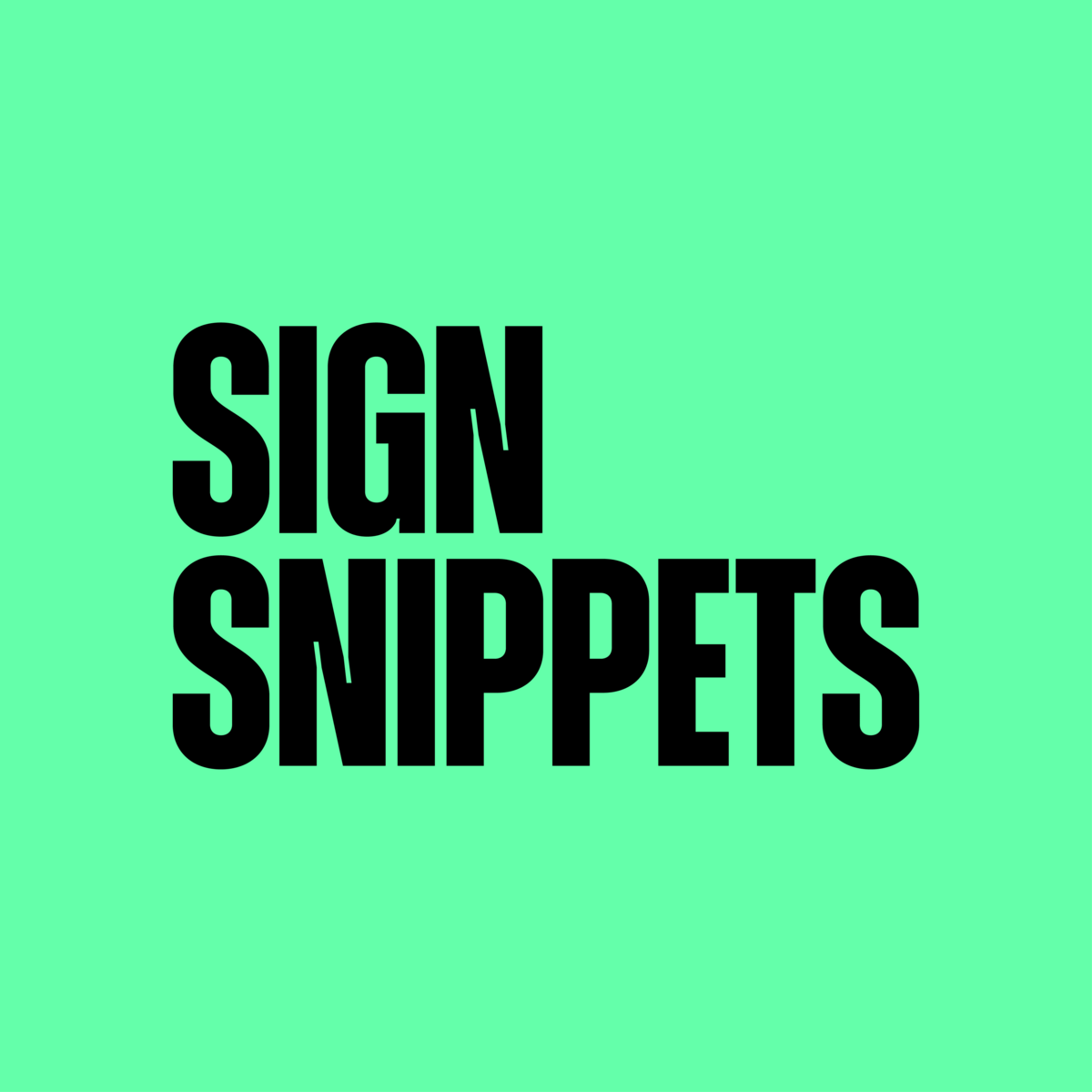 Sign Snippets