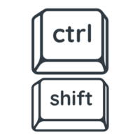 Ctrl + Shift logo