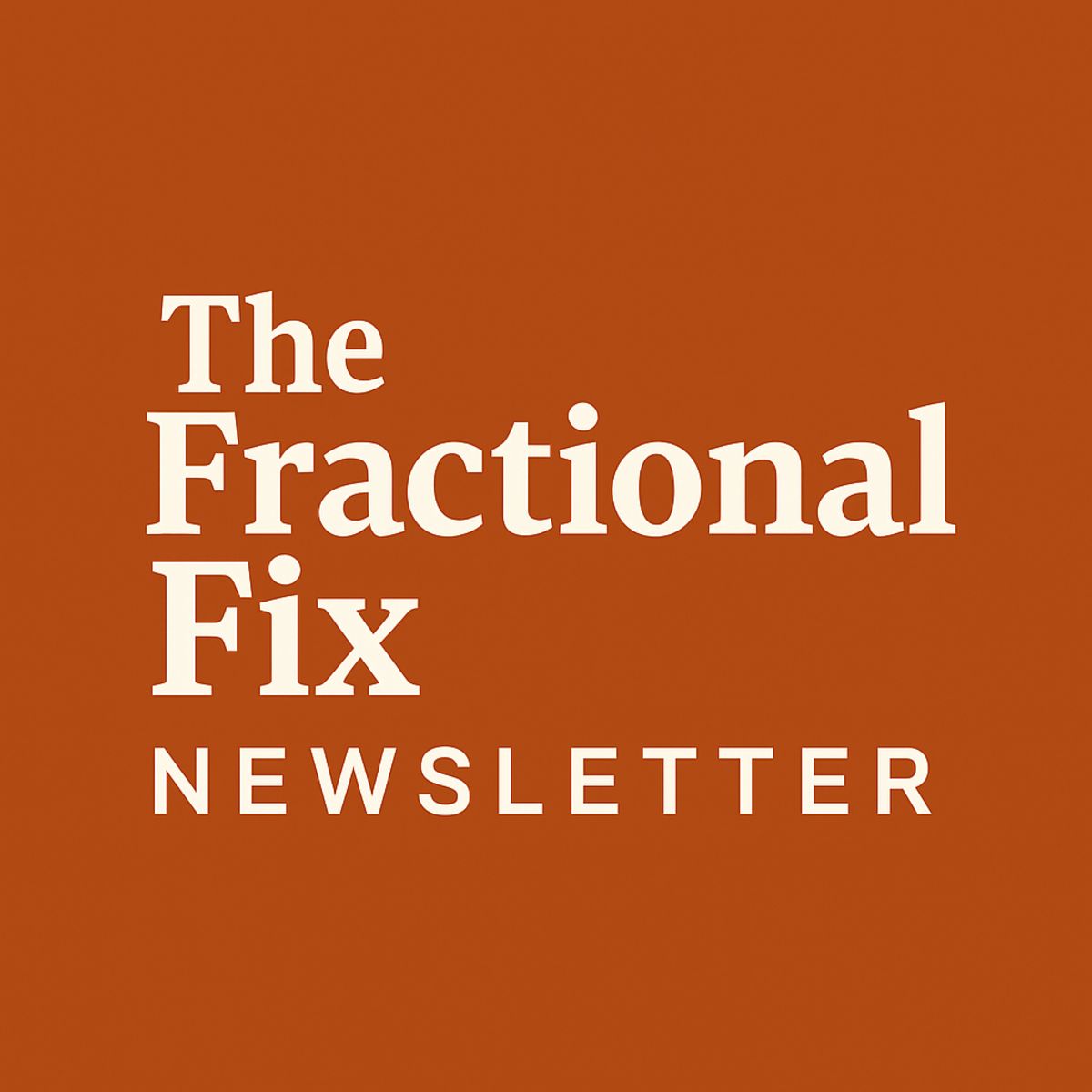 The Fractional Fix