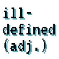 ill-defined (adj.) logo