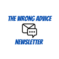 The Wrong Advice logo