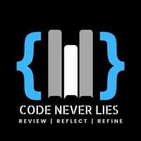 CODE NEVER LIES logo