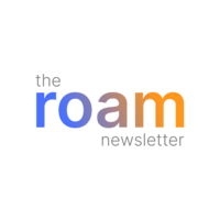 The Roam Newsletter logo