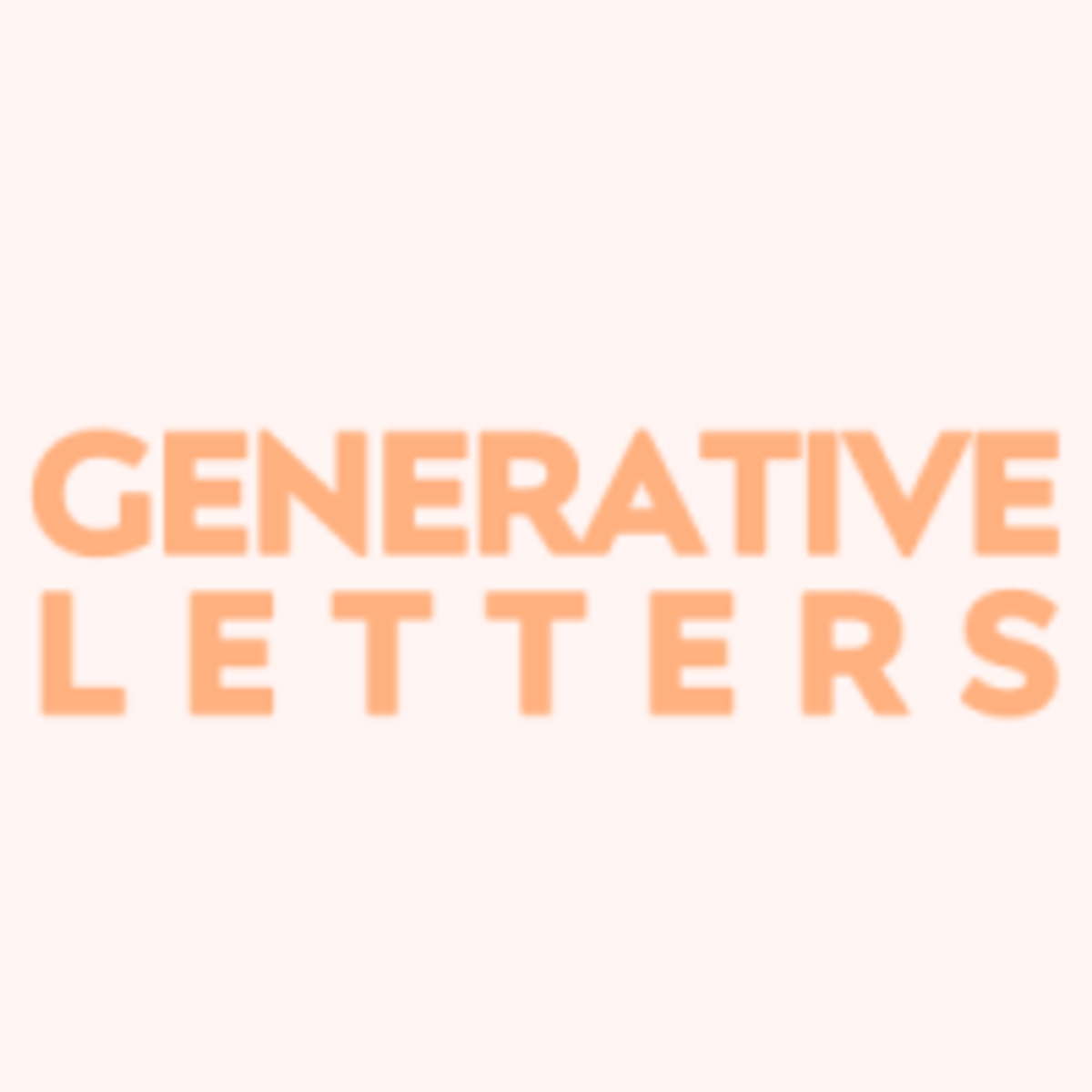 Generative Letters