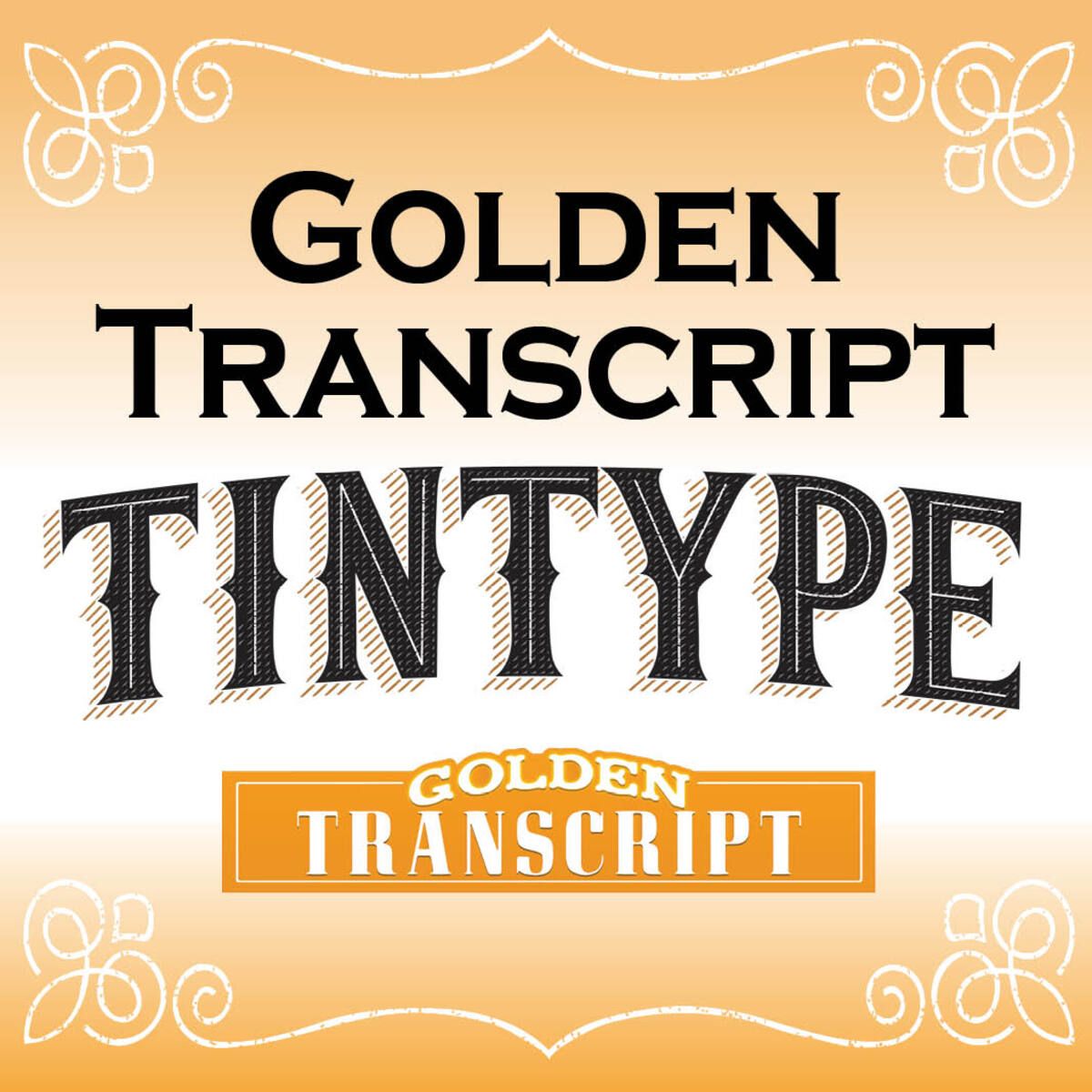 Golden Transcript Tintype