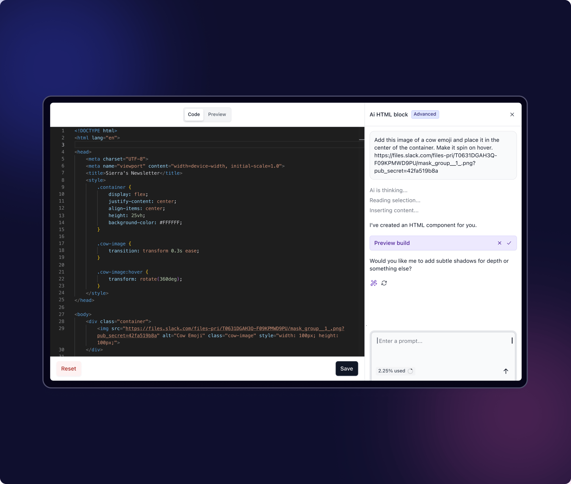 How to create a newsletter with AI
