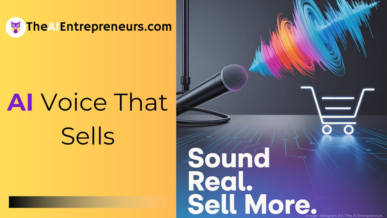 🗣️ Sound Real, Sell More with ElevenLabs AI