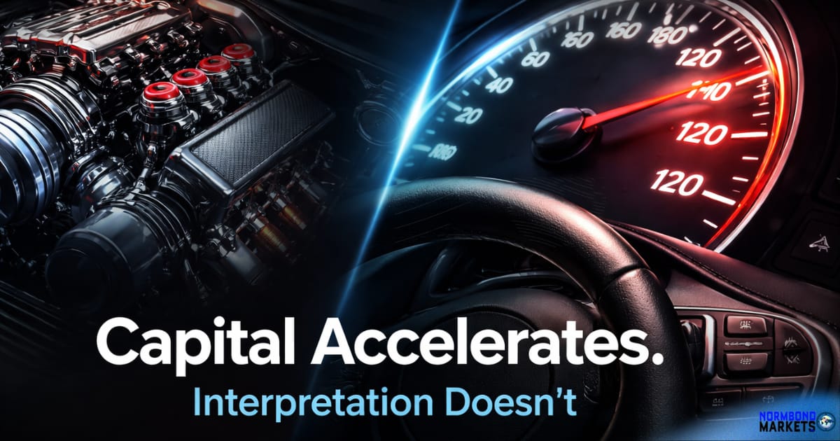 Capital Accelerates. Interpretation Doesn’t.