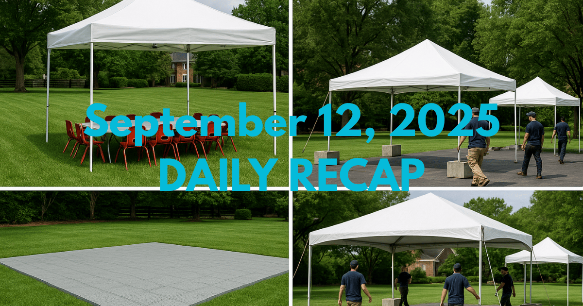 September 12, 2025 – Daily Recap