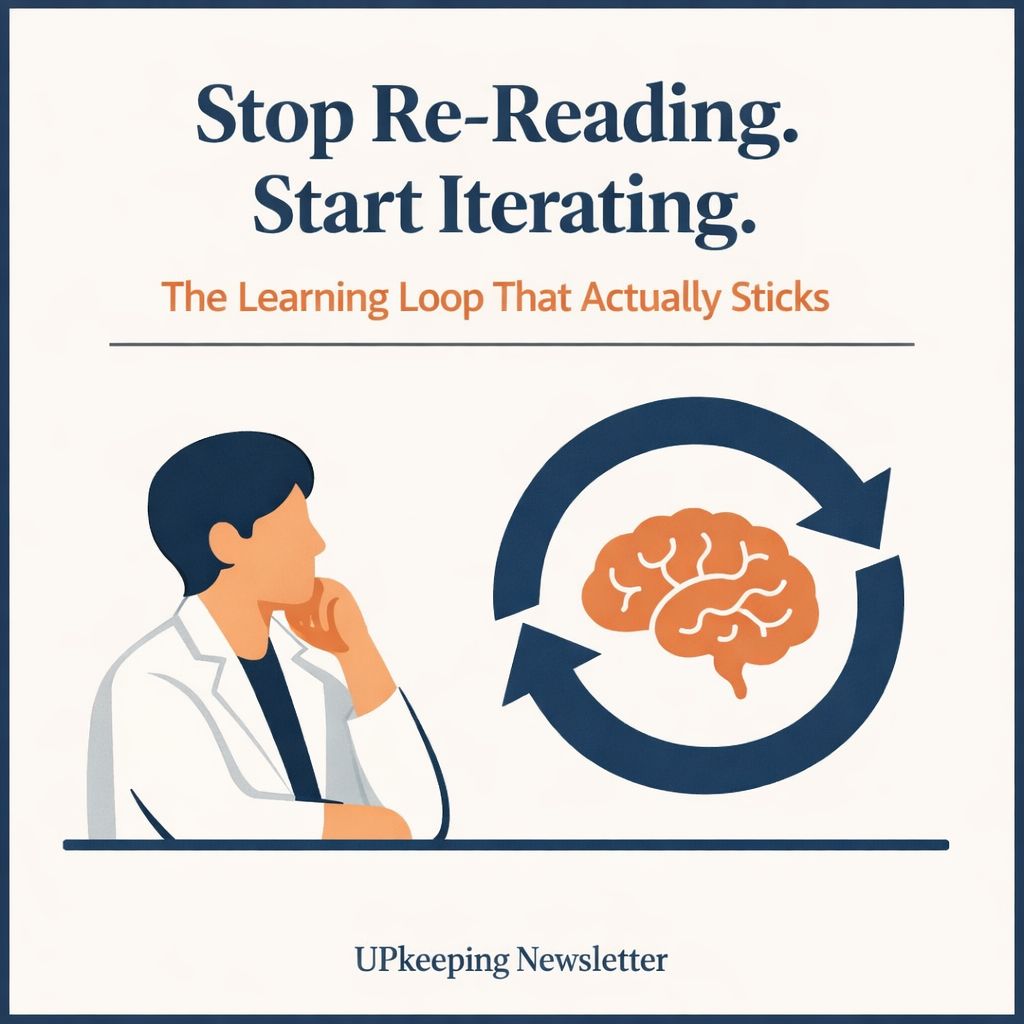 Stop Re-Reading. Start Iterating: The Learning Loop That Actually Sticks