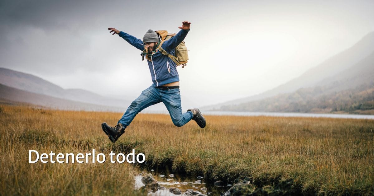 ¿Detenerlo todo?