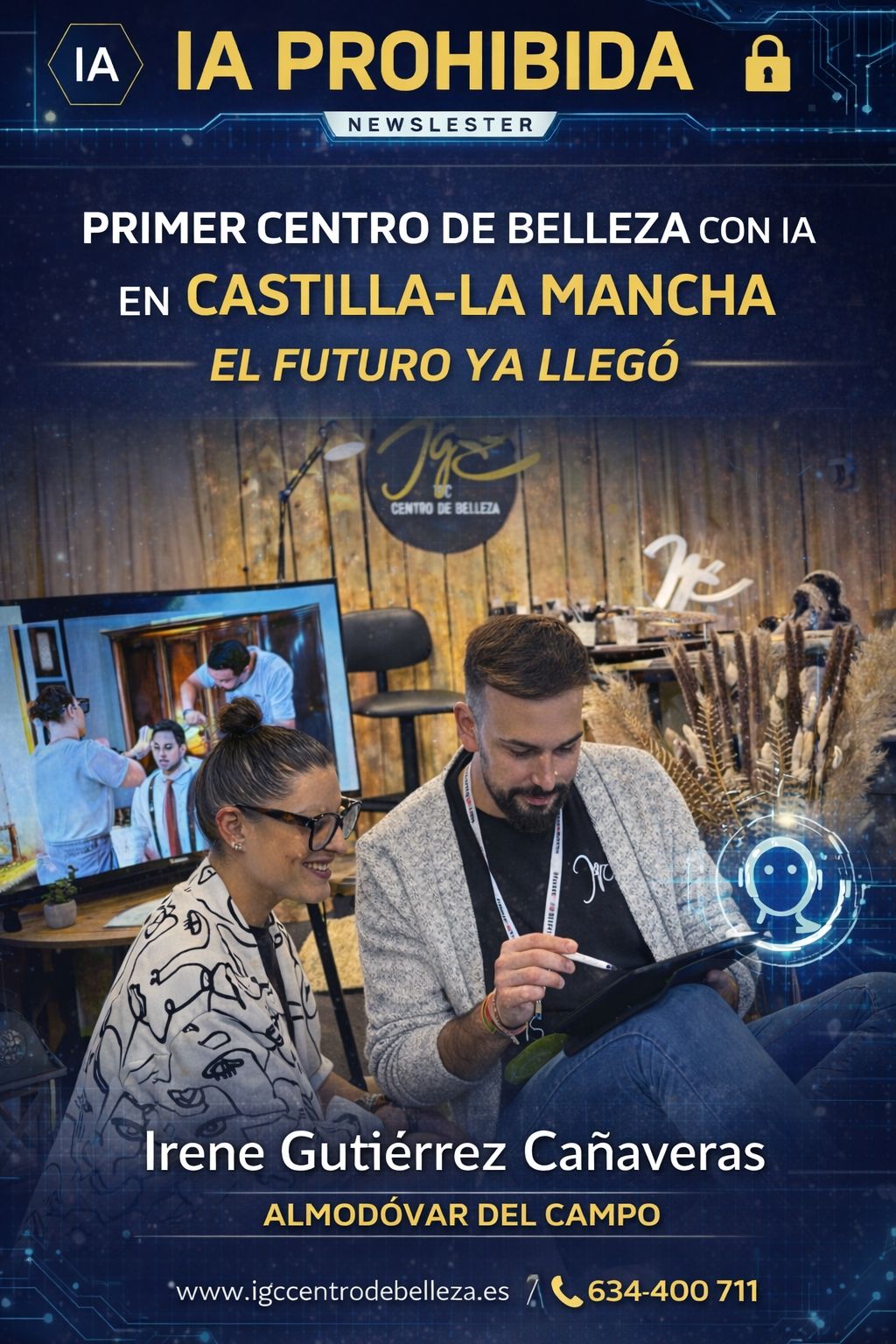 “La primera peluquería con IA en Castilla-La Mancha: el futuro ya llegó”