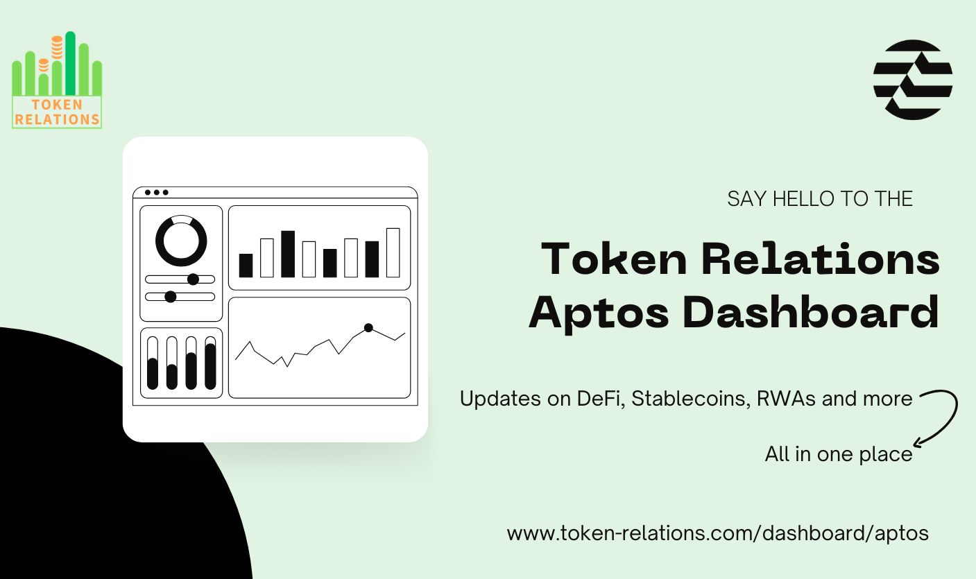 Token Relations’ Aptos dashboard launches with stablecoins, RWAs, network infra metrics and more