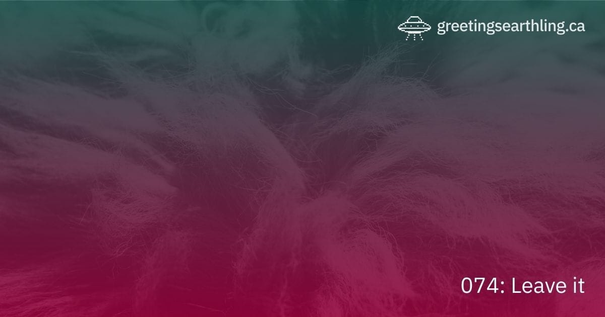 Transmission 074: Leave it