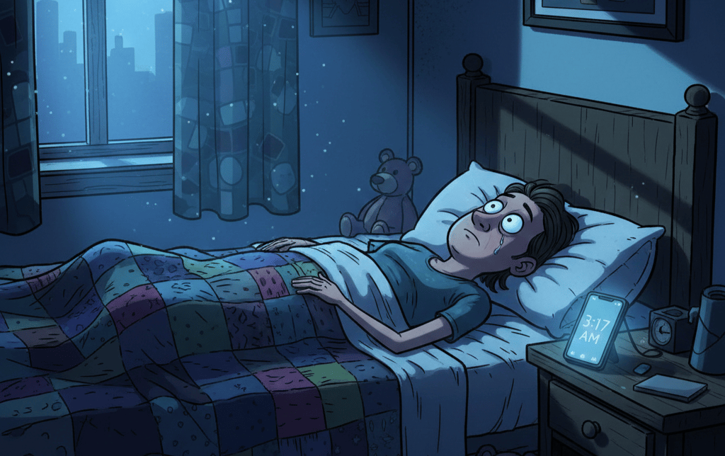 3 am - Eyes wide open. Sound familiar?