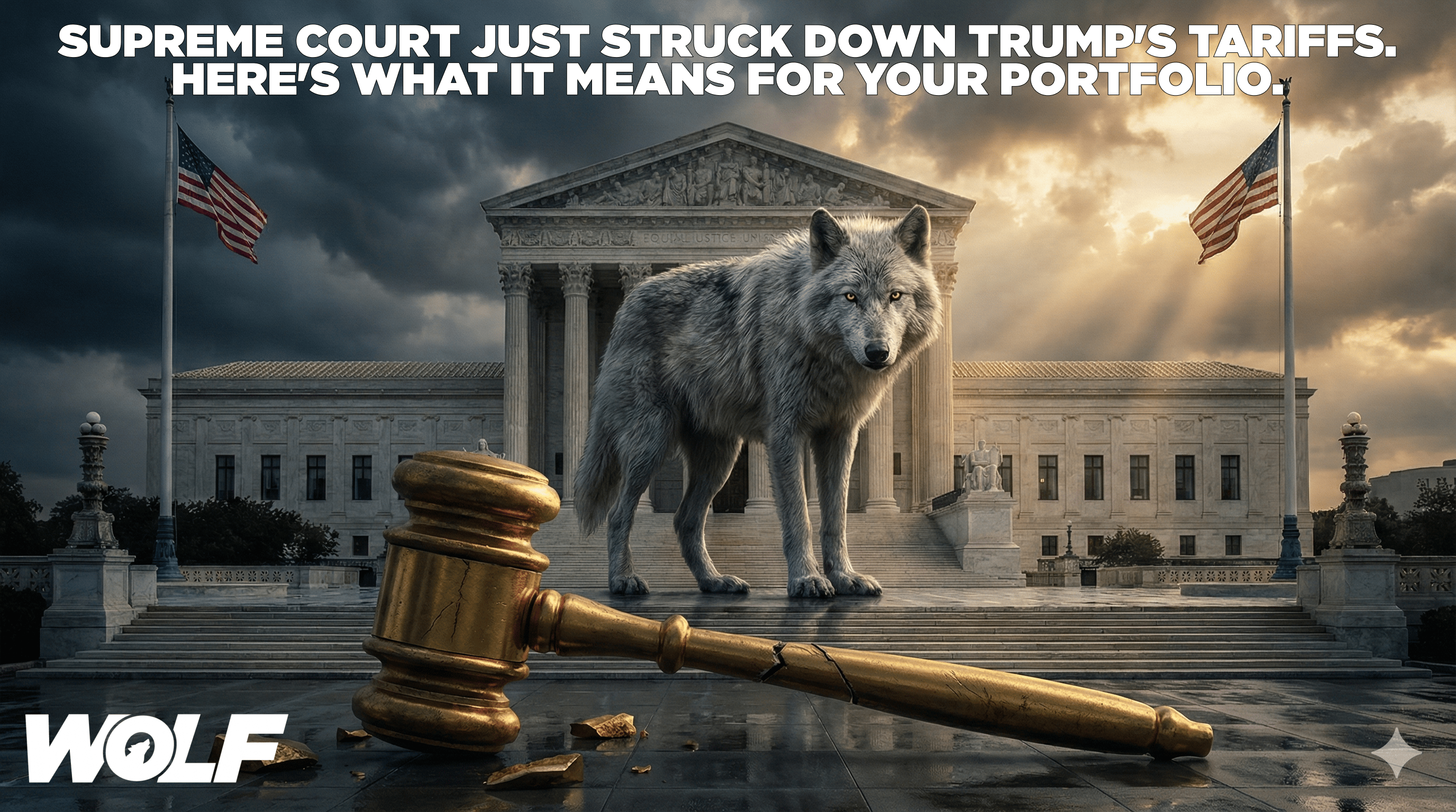 🐺 The Supreme Court Just Struck Down Trump's Tariffs...