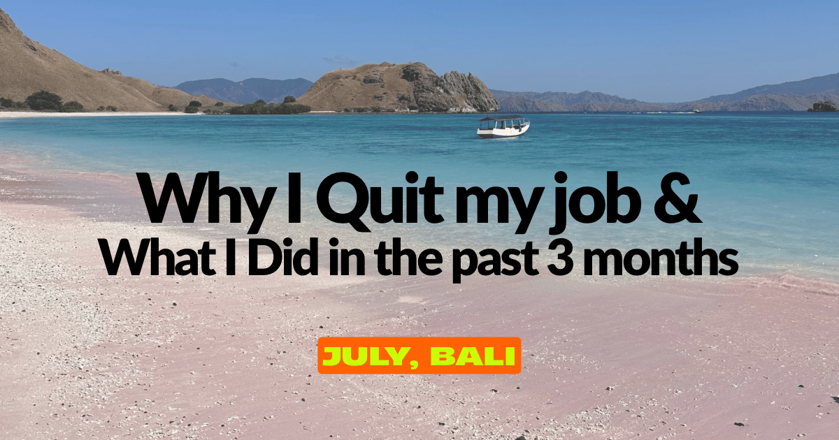 퇴사 후 3 개월, 나에게 생긴 변화