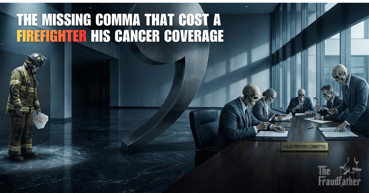 The Missing Comma That Cost a Firefighter His Cancer Coverage