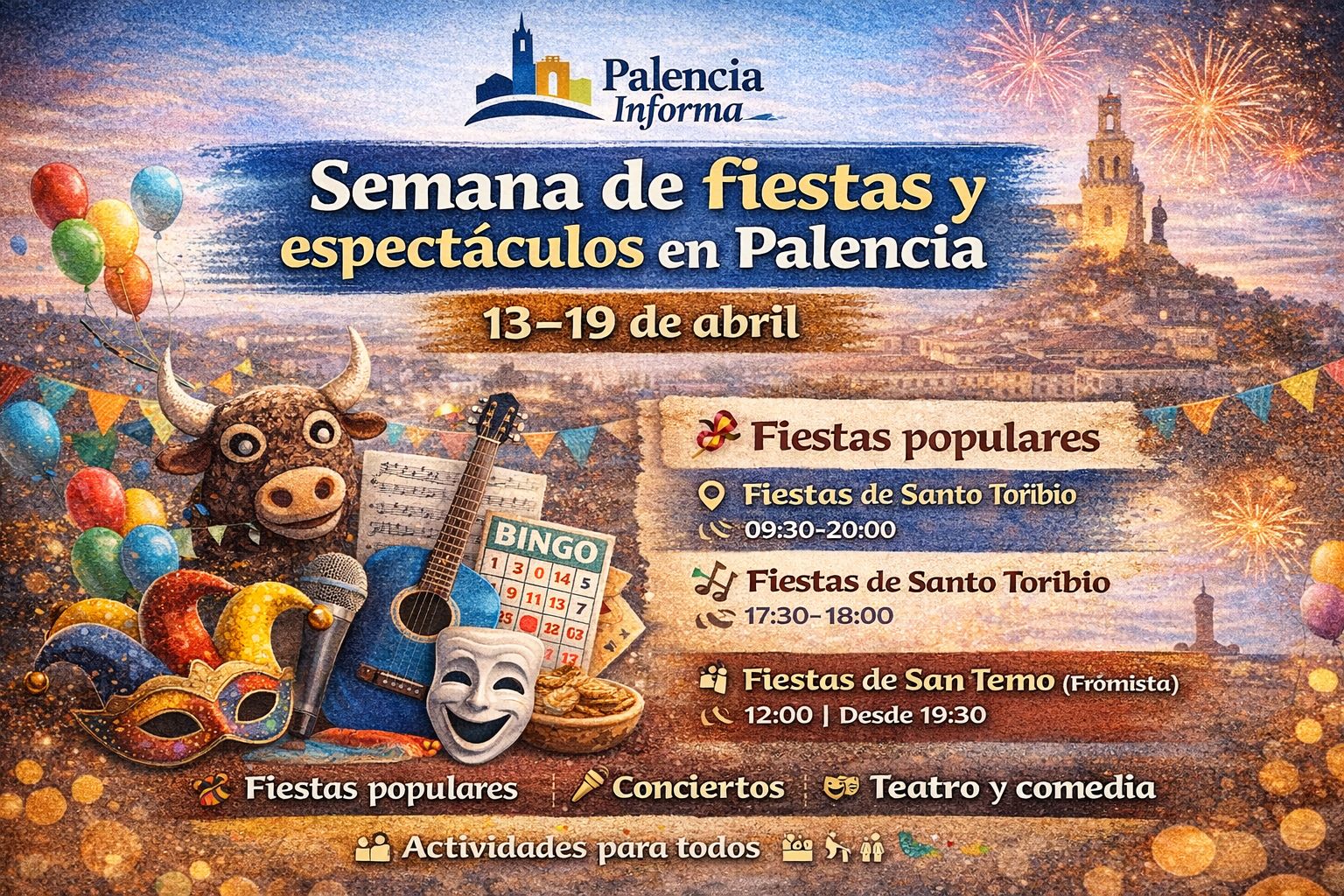 Semana de fiestas y espectáculos en Palencia