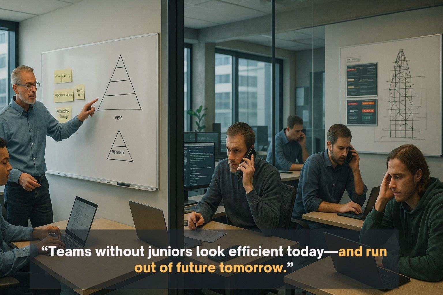 From Pyramid to Obelisk: Why Killing Junior Roles Destroys Your Future Talent