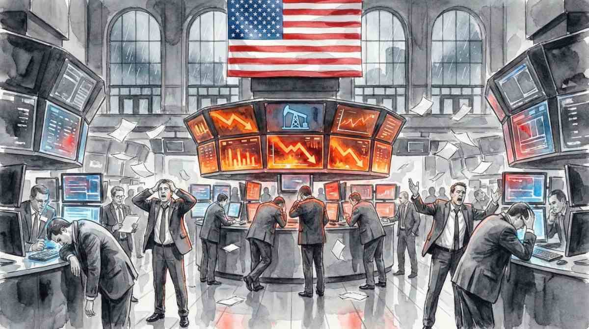 WALL STREET DIPS AS RATE CUTS STALL AND OIL SURGES ON SUPPLY RISKS