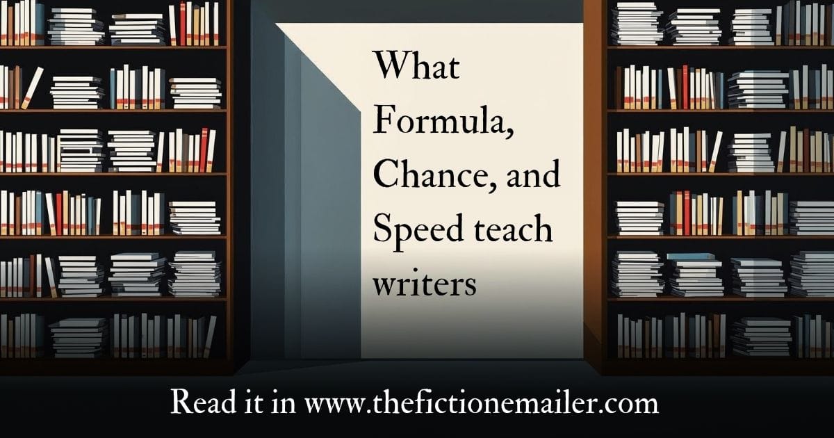 What Formula, Chance, and Speed teach writers