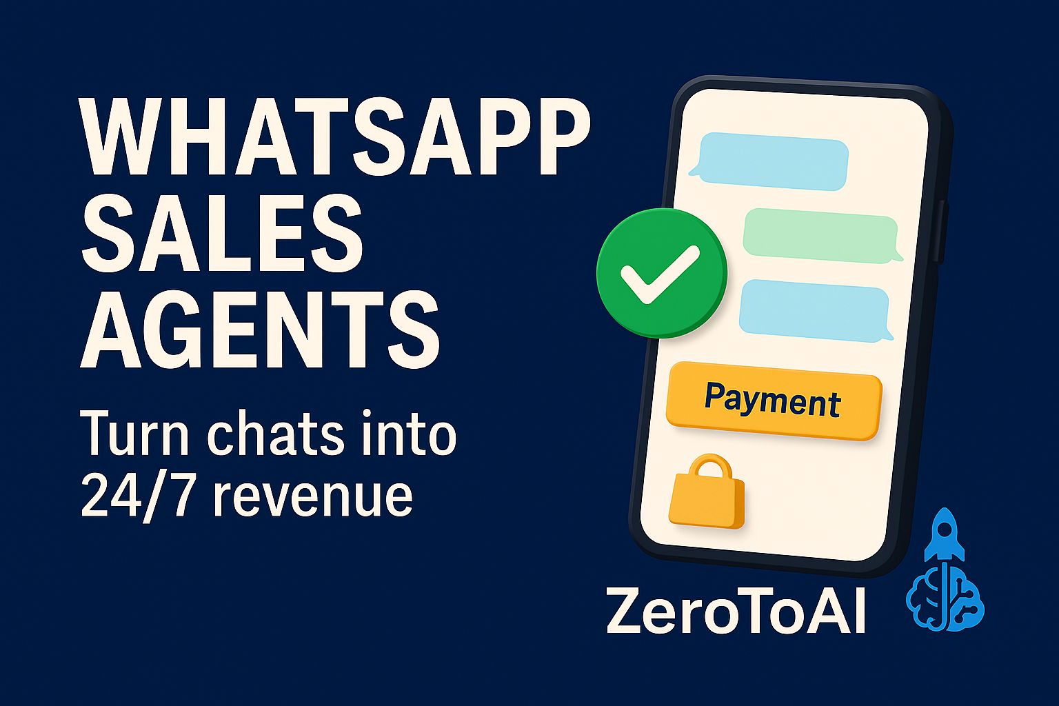 🤖 Part 1: WhatsApp Business AI Agents - Turn chats into a 24/7 sales channel