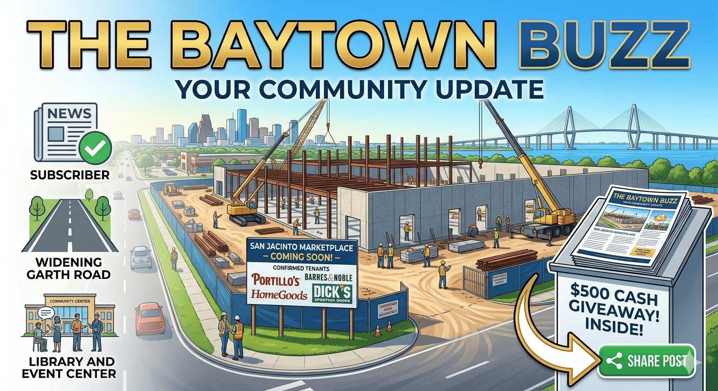 Baytown’s New Horizon: Marketplace Walls Rise & A $500 Giveaway!