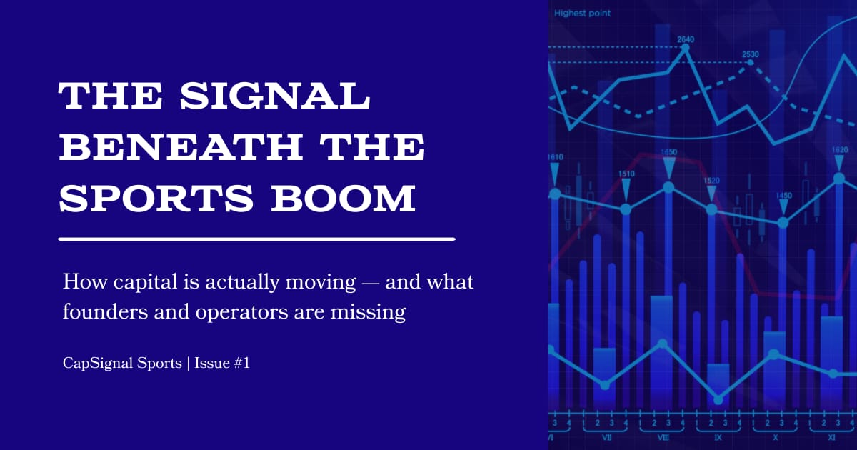 The Signal Beneath the Sports Boom