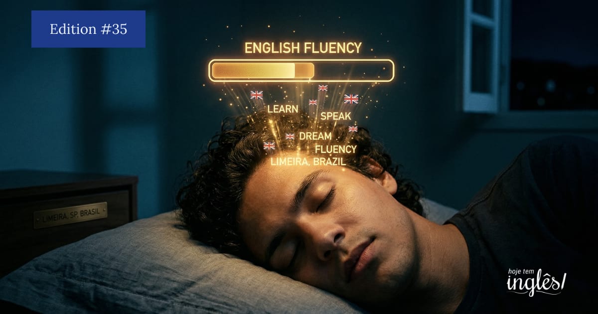 Qual é a importância do sono para o aprendizado do inglês?