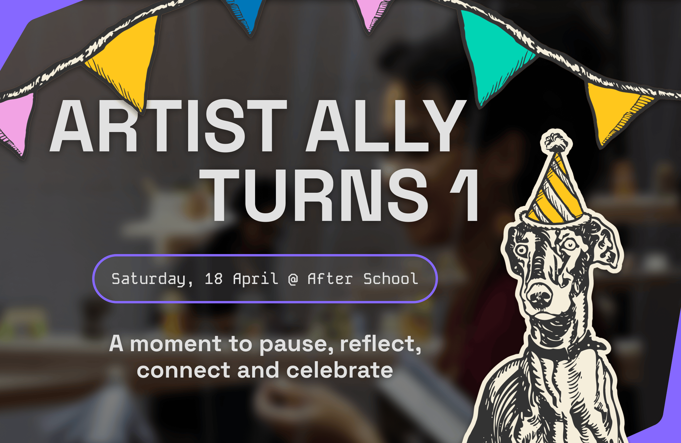 Artist Ally turns one! Join us this Saturday @ After School