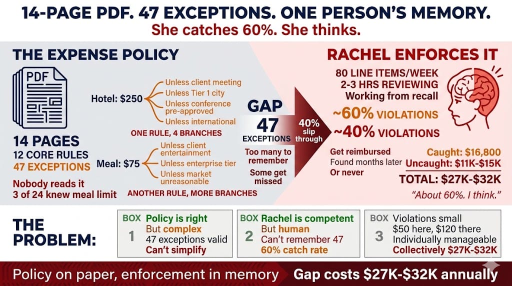 47 Exceptions. 12 Rules. One Person's Memory.