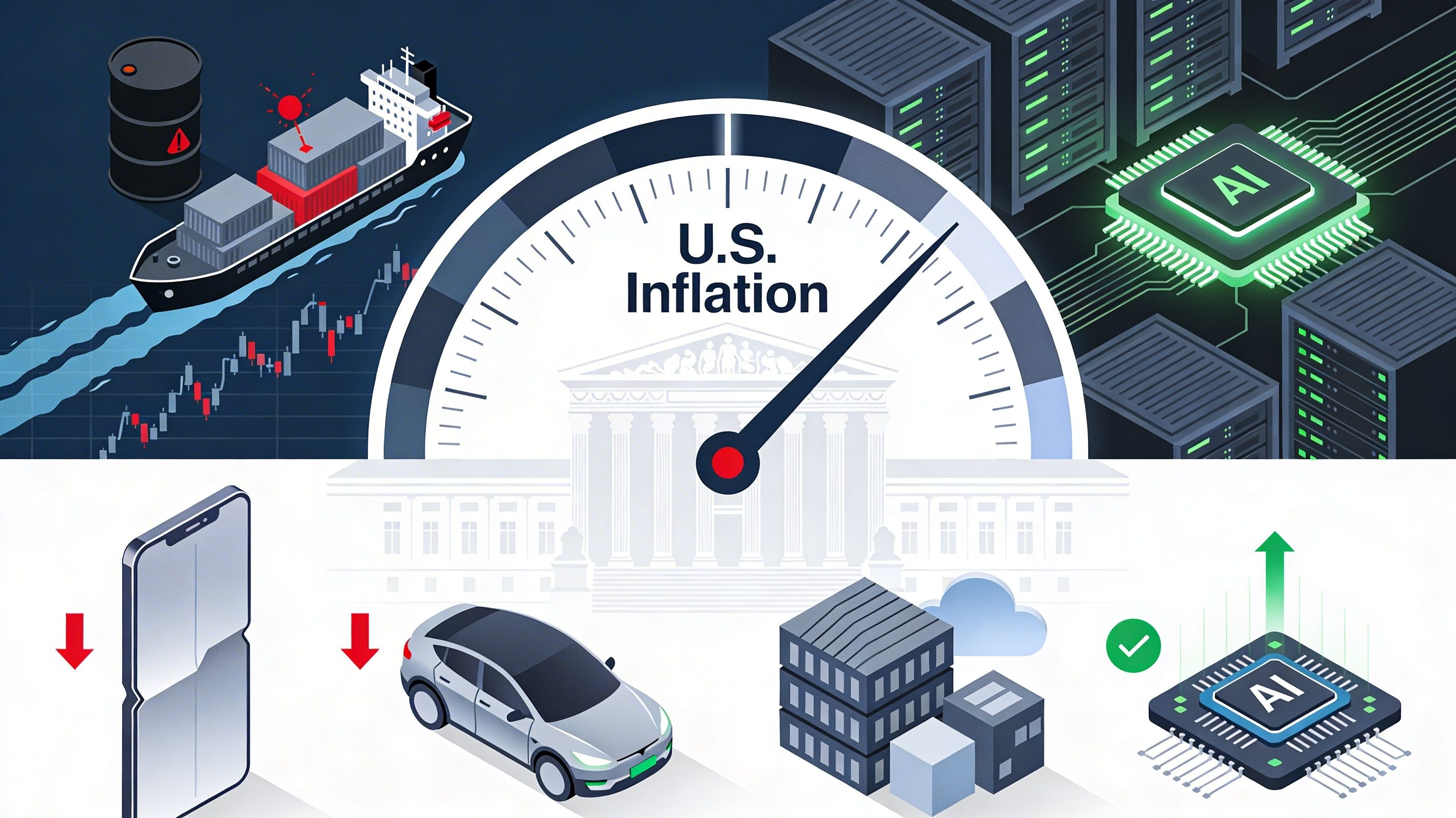 Oil-Fueled Inflation Test Awaits as Tech Titans Bet Big on AI, EVs, and Foldables