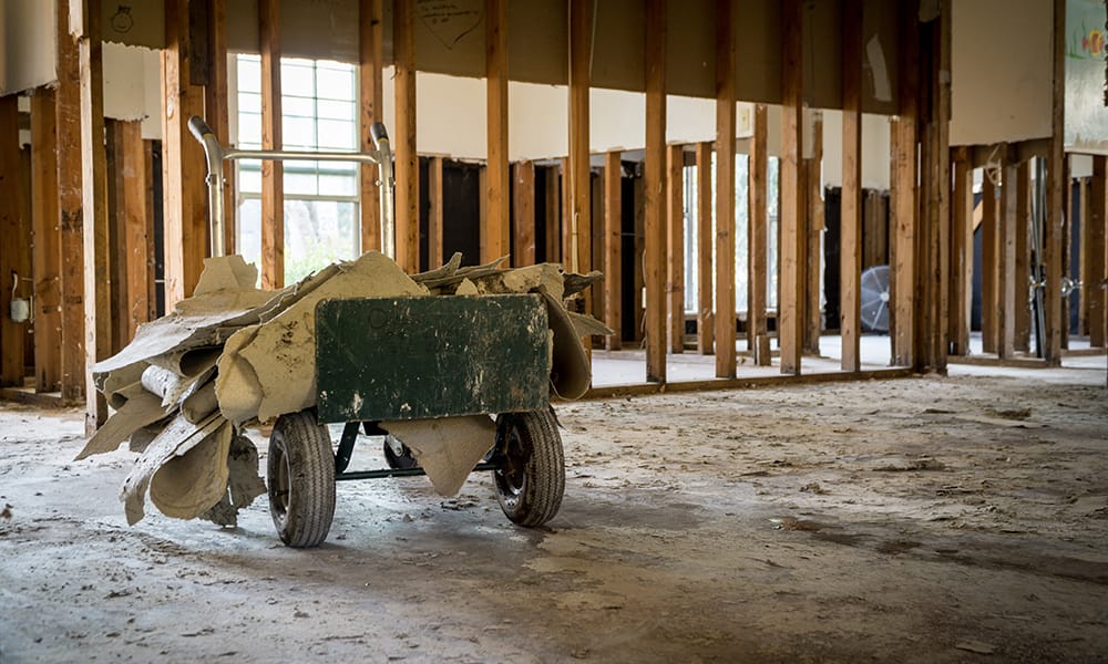 You might need a permit before fixing your flooded home