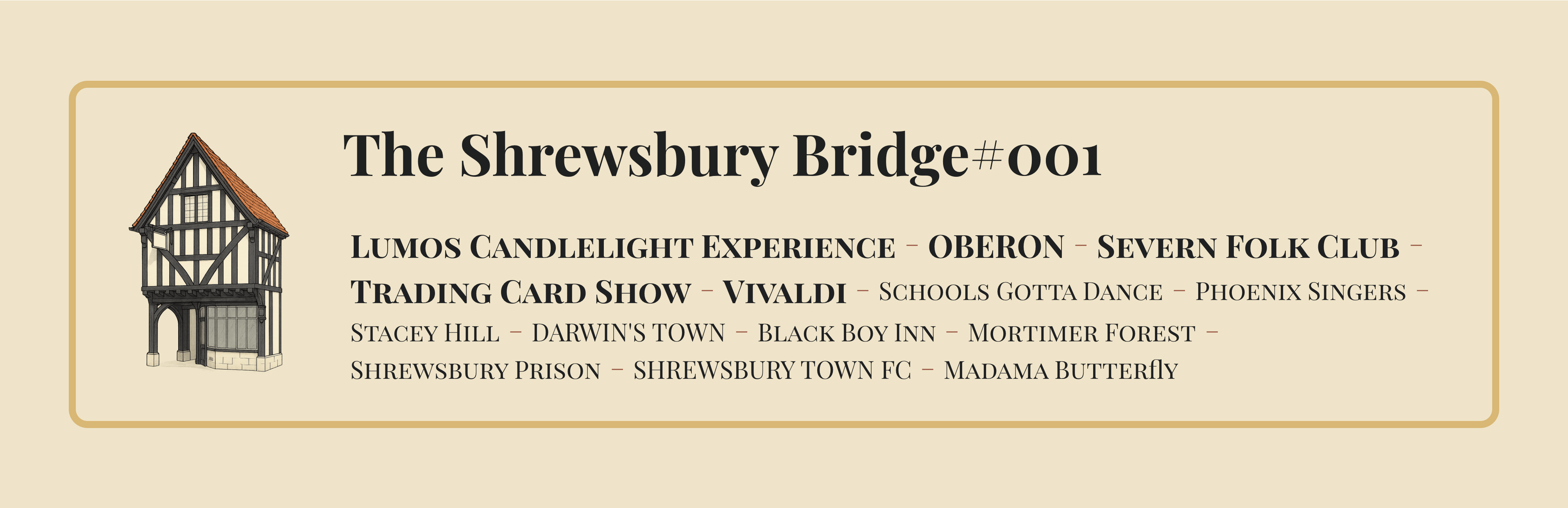 Candlelight Vivaldi, Prisons tours, and Trading Card Games - Issue #001