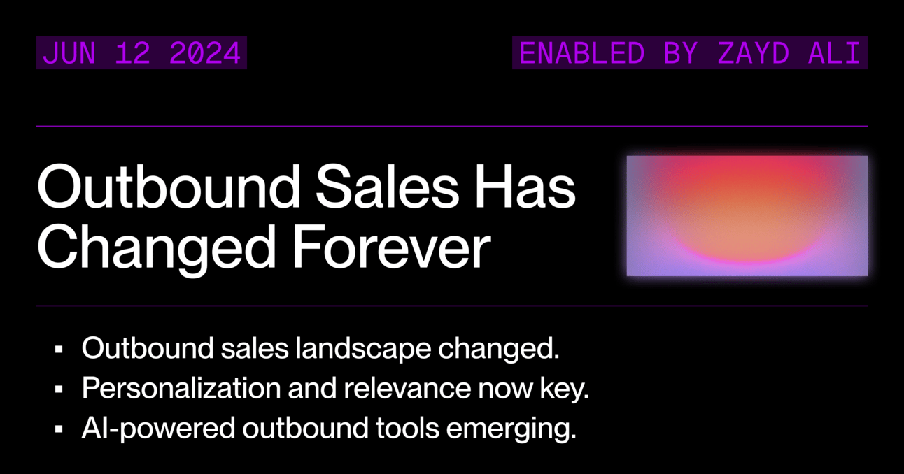 Outbound Sales Has Changed Forever